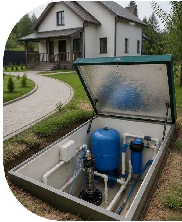 Автономное водоснабжение дома в Ульяновске от 154275 р. | АПаруса-Улн